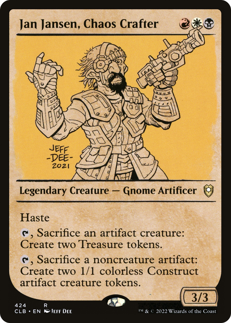 Jan Jansen, Chaos Crafter (Showcase) [Commander Legends: Battle for Baldur's Gate] | GnG Games