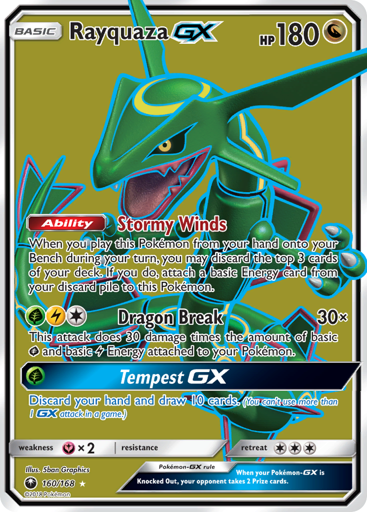 Rayquaza GX (160/168) [Sun & Moon: Celestial Storm] | GnG Games