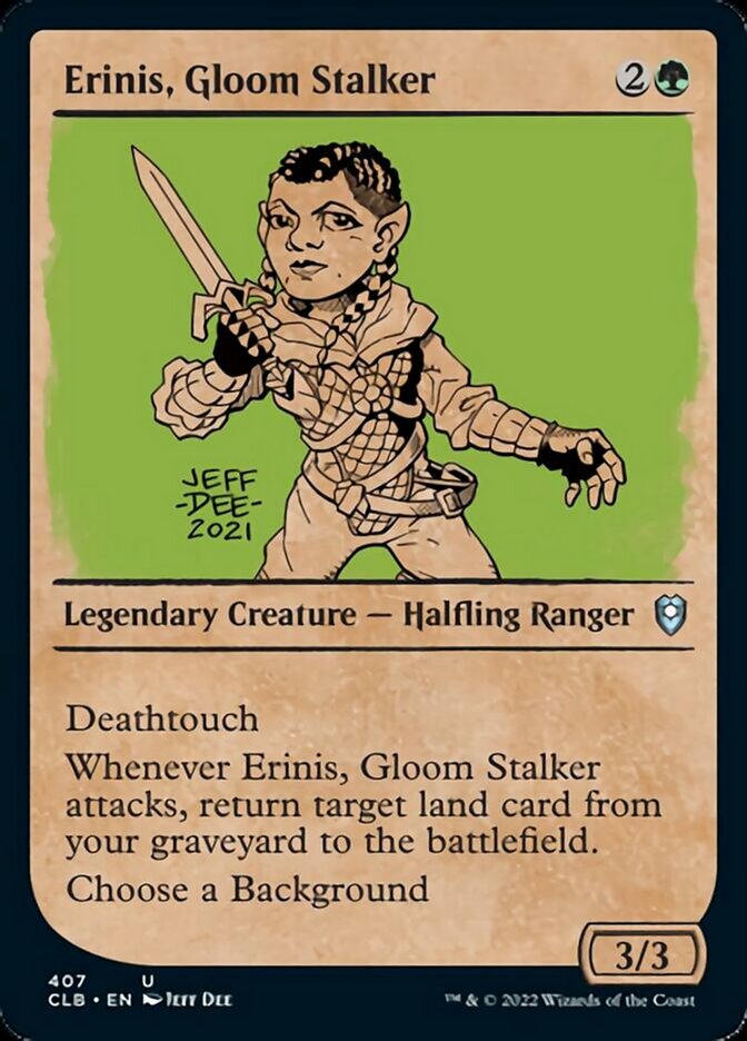 Erinis, Gloom Stalker (Showcase) [Commander Legends: Battle for Baldur's Gate] | GnG Games