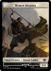 Food (10) // Human Soldier (02) Double-Sided Token [The Lord of the Rings: Tales of Middle-Earth Tokens] | GnG Games