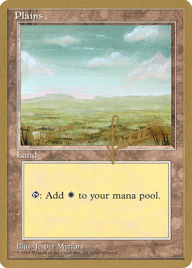 Plains (bl364) (Bertrand Lestree) [Pro Tour Collector Set] | GnG Games