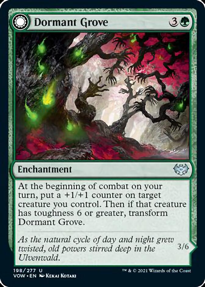Dormant Grove // Gnarled Grovestrider [Innistrad: Crimson Vow] | GnG Games