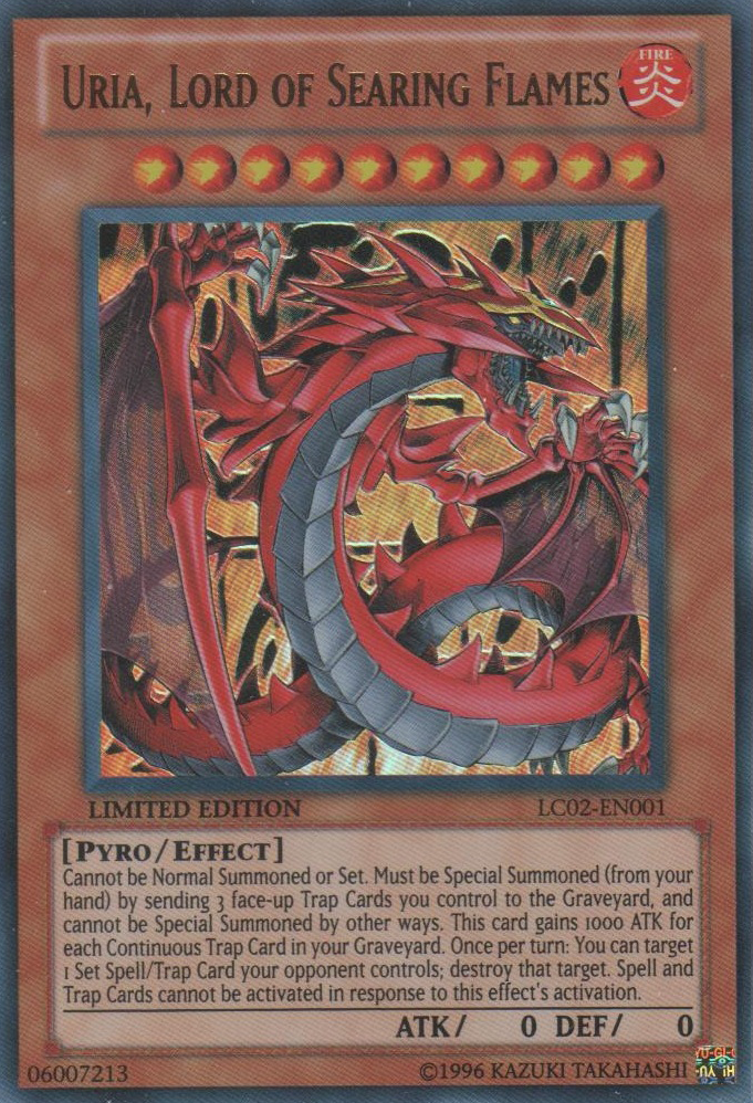Uria, Lord of Searing Flames [LC02-EN001] Ultra Rare | GnG Games