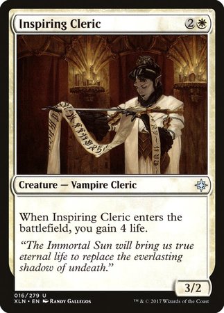 Inspiring Cleric [Ixalan] | GnG Games