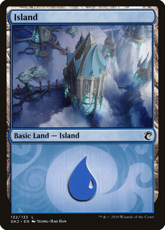 Island (132) [Ravnica Allegiance Guild Kit] | GnG Games