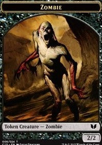 Zombie // Spirit (022) Double-Sided Token [Commander 2015 Tokens] | GnG Games