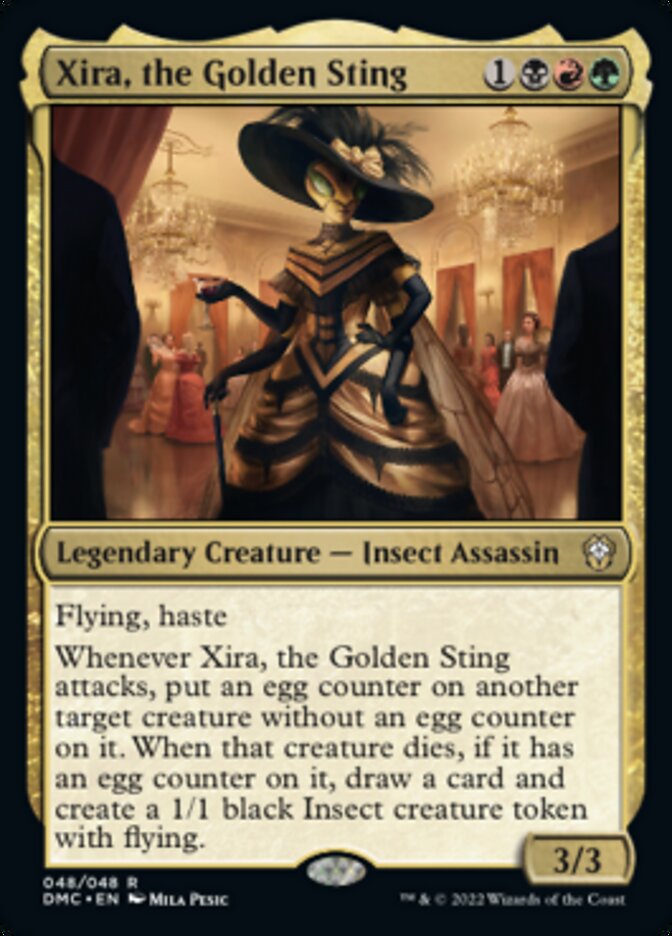 Xira, the Golden Sting [Dominaria United Commander] | GnG Games