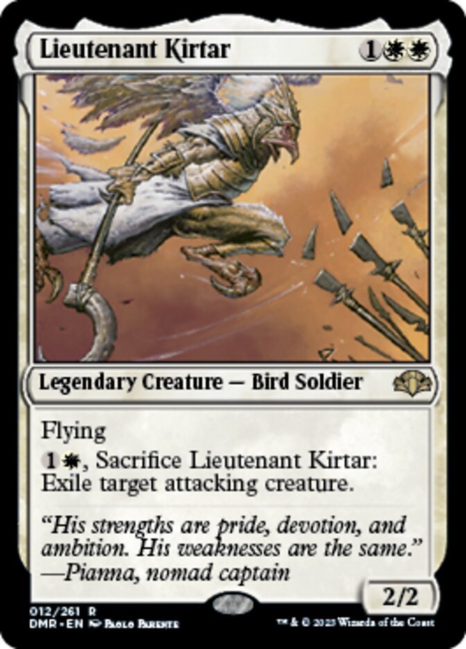 Lieutenant Kirtar [Dominaria Remastered] | GnG Games