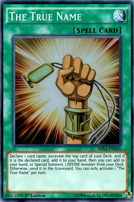 The True Name [MIL1-EN016] Super Rare | GnG Games