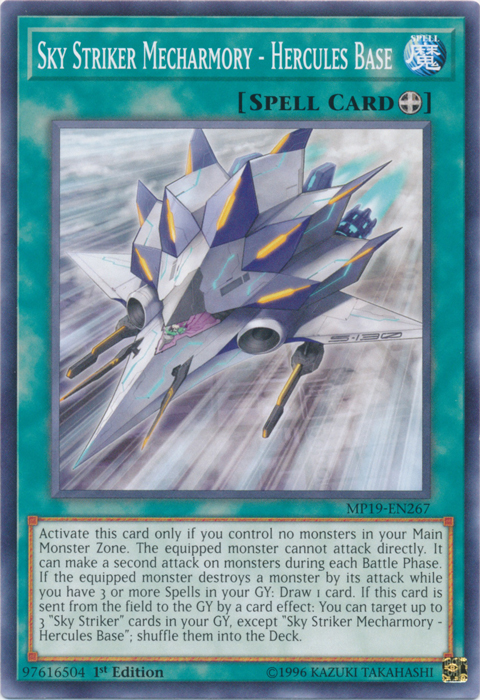 Sky Striker Mecharmory - Hercules Base [MP19-EN267] Common | GnG Games