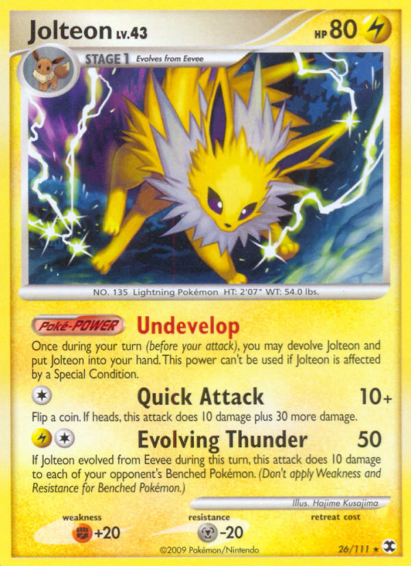 Jolteon (26/111) [Platinum: Rising Rivals] | GnG Games