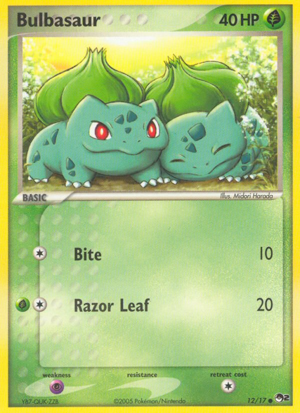 Bulbasaur (12/17) [POP Series 2] | GnG Games