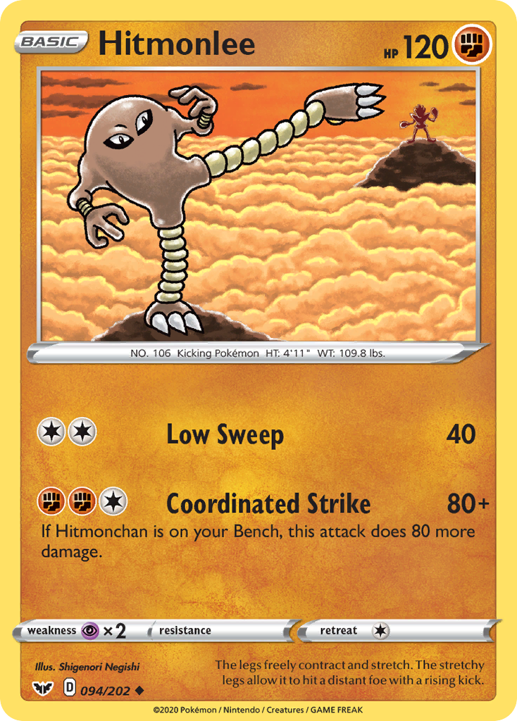 Hitmonlee (094/202) [Sword & Shield: Base Set] | GnG Games