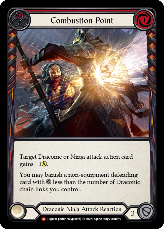 Combustion Point [UPR050] (Uprising)  Rainbow Foil | GnG Games