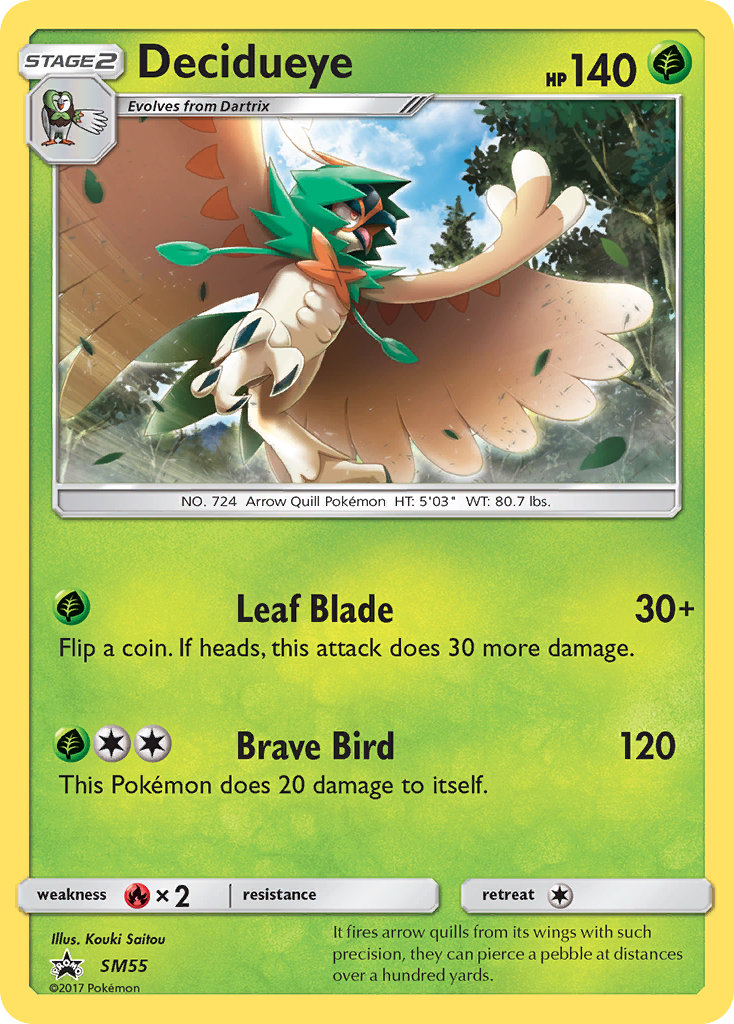 Decidueye (SM55) [Sun & Moon: Black Star Promos] | GnG Games