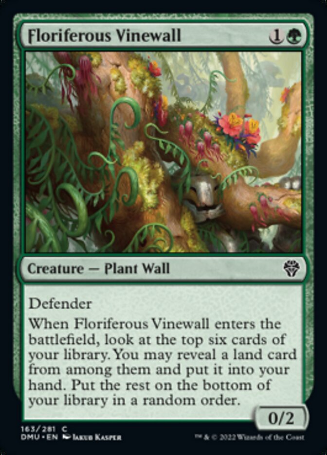 Floriferous Vinewall [Dominaria United] | GnG Games