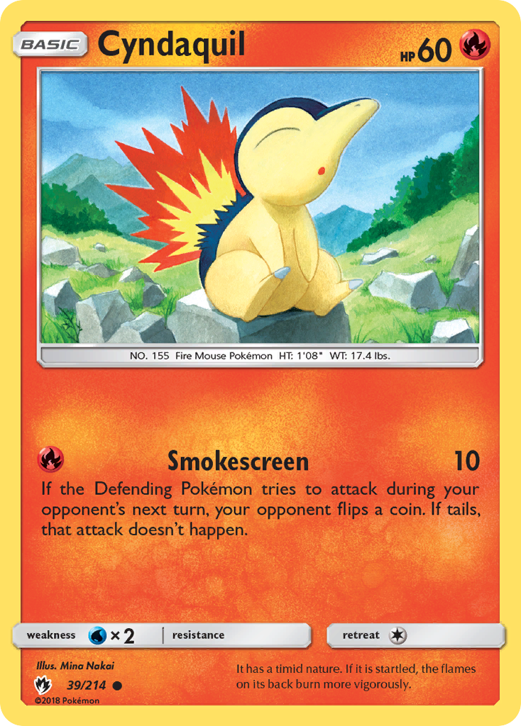 Cyndaquil (39/214) [Sun & Moon: Lost Thunder] | GnG Games