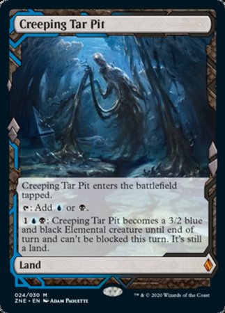 Creeping Tar Pit [Zendikar Rising Expeditions] | GnG Games