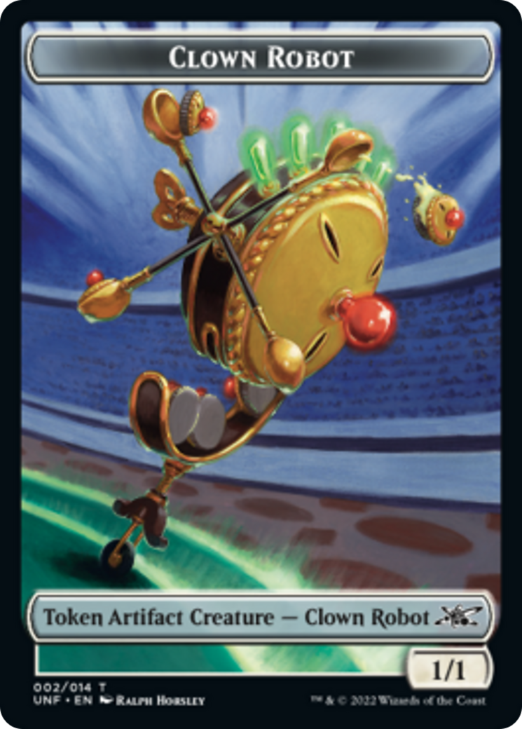 Clown Robot (002) // Balloon Double-sided Token [Unfinity Tokens] | GnG Games