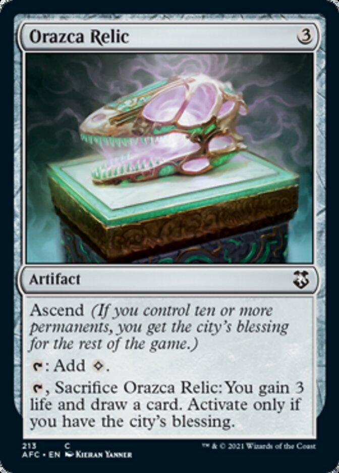 Orazca Relic [Dungeons & Dragons: Adventures in the Forgotten Realms Commander] | GnG Games