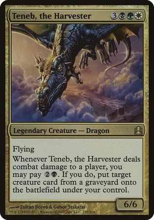 Teneb, the Harvester (Oversized) [Commander 2011 Oversized] | GnG Games