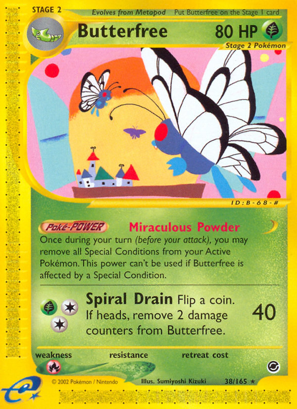 Butterfree (38/165) [Expedition: Base Set] | GnG Games