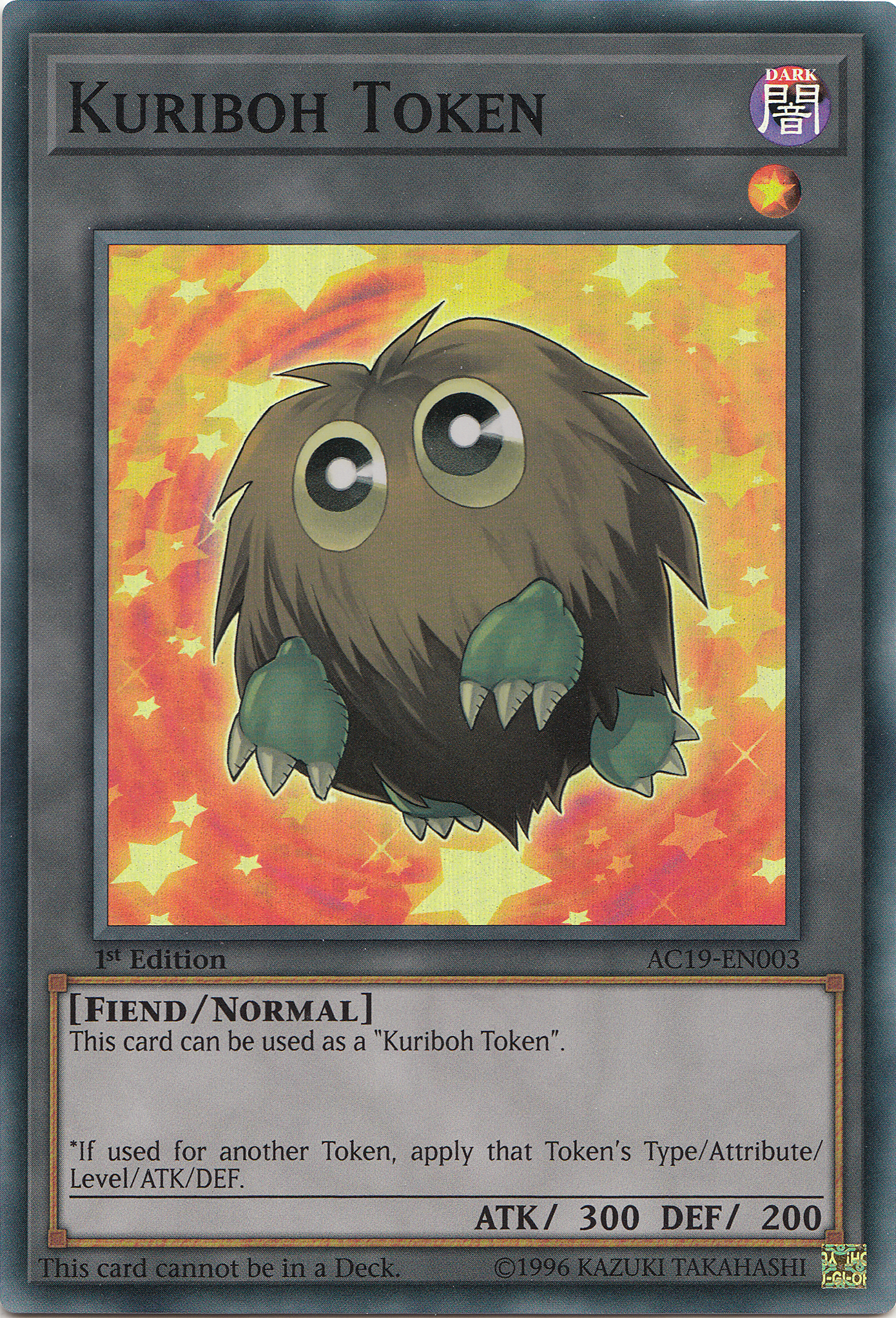 Kuriboh Token [AC19-EN003] Super Rare | GnG Games