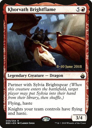 Khorvath Brightflame [Battlebond Promos] | GnG Games