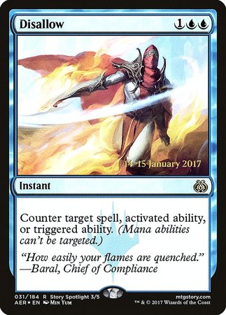 Disallow [Aether Revolt Promos] | GnG Games