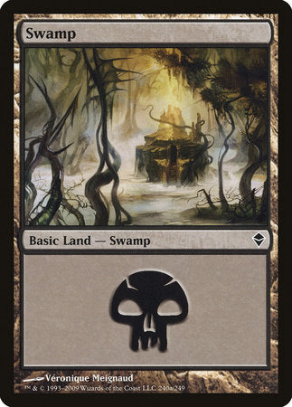 Swamp (240a) [Zendikar] | GnG Games