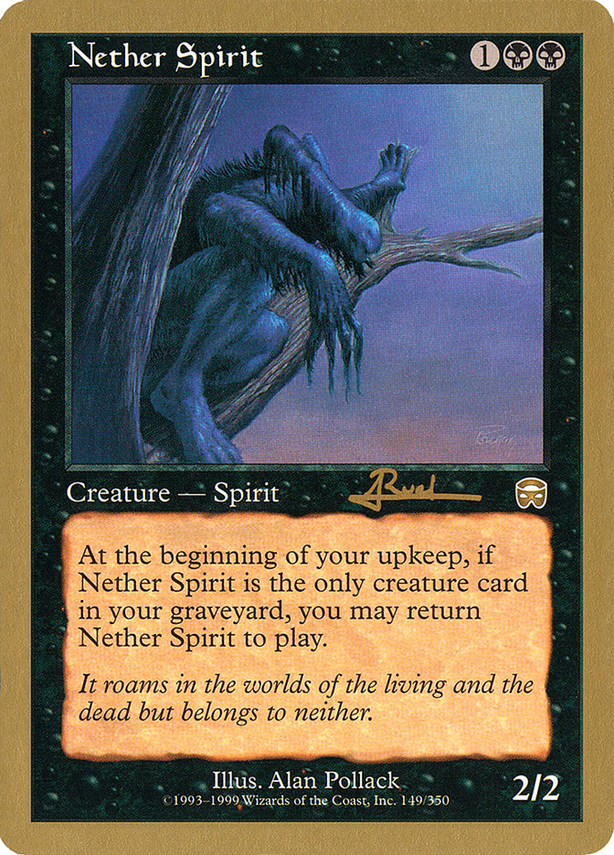 Nether Spirit (Antoine Ruel) [World Championship Decks 2001] | GnG Games