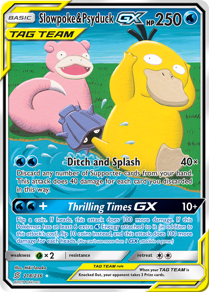 Slowpoke & Psyduck GX (218/236) [Sun & Moon: Unified Minds] | GnG Games