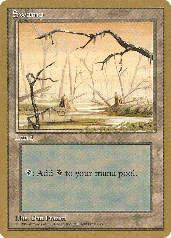 Swamp (ll370) (Leon Lindback) [Pro Tour Collector Set] | GnG Games