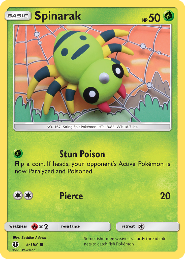 Spinarak (5/168) [Sun & Moon: Celestial Storm] | GnG Games