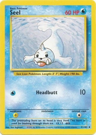 Seel (41/102) [Base Set Unlimited] | GnG Games