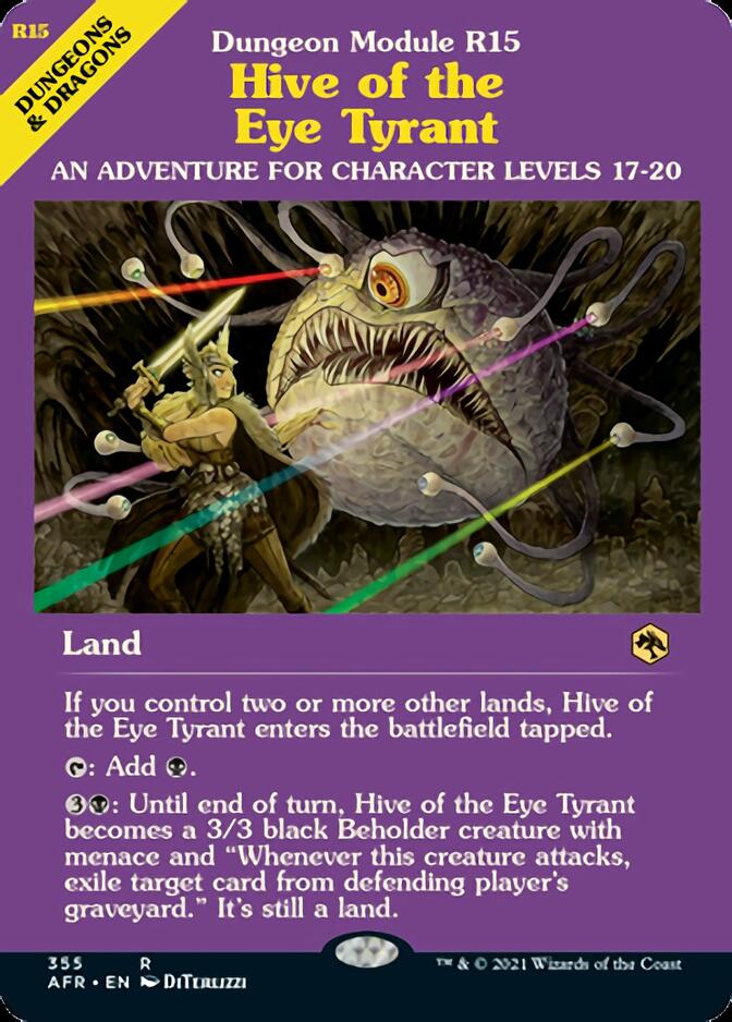 Hive of the Eye Tyrant (Dungeon Module) [Dungeons & Dragons: Adventures in the Forgotten Realms] | GnG Games