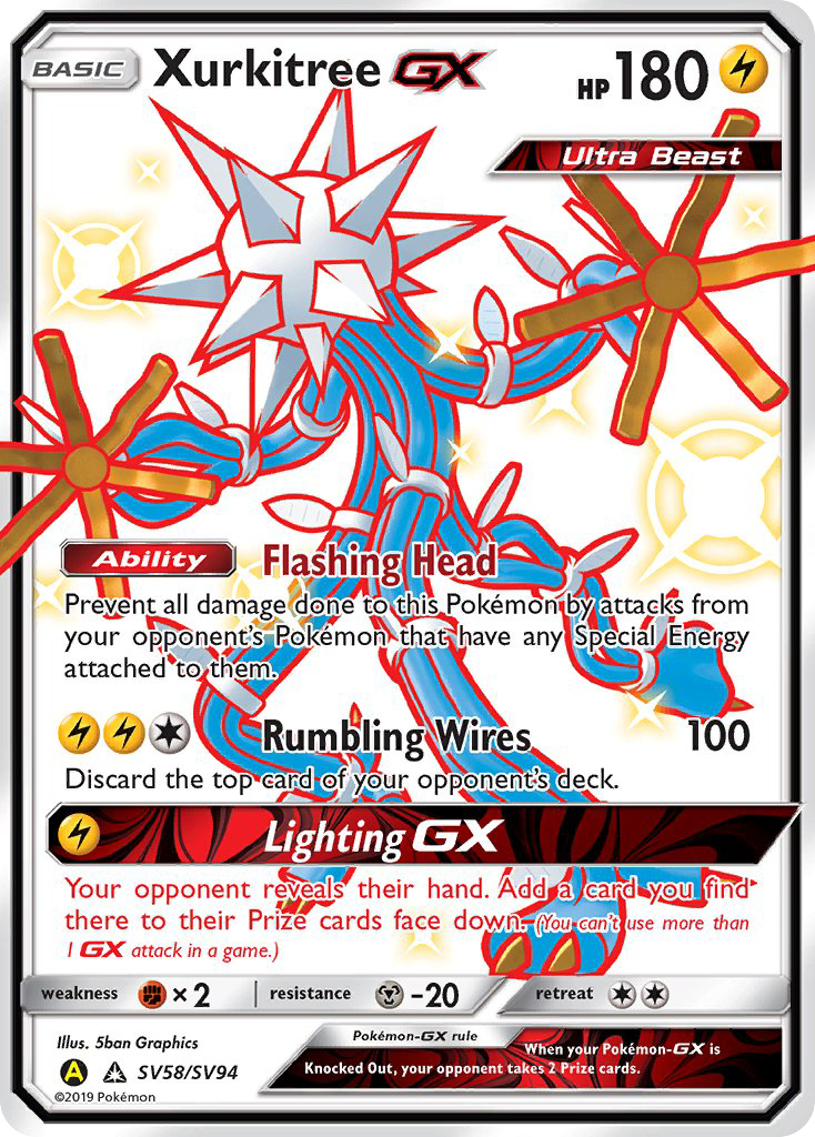 Xurkitree GX (SV58/SV94) [Sun & Moon: Hidden Fates - Shiny Vault] | GnG Games