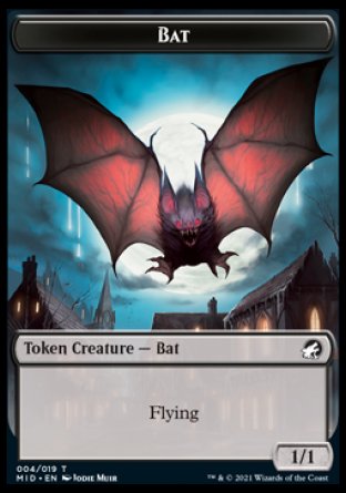 Bat Token [Innistrad: Midnight Hunt Tokens] | GnG Games