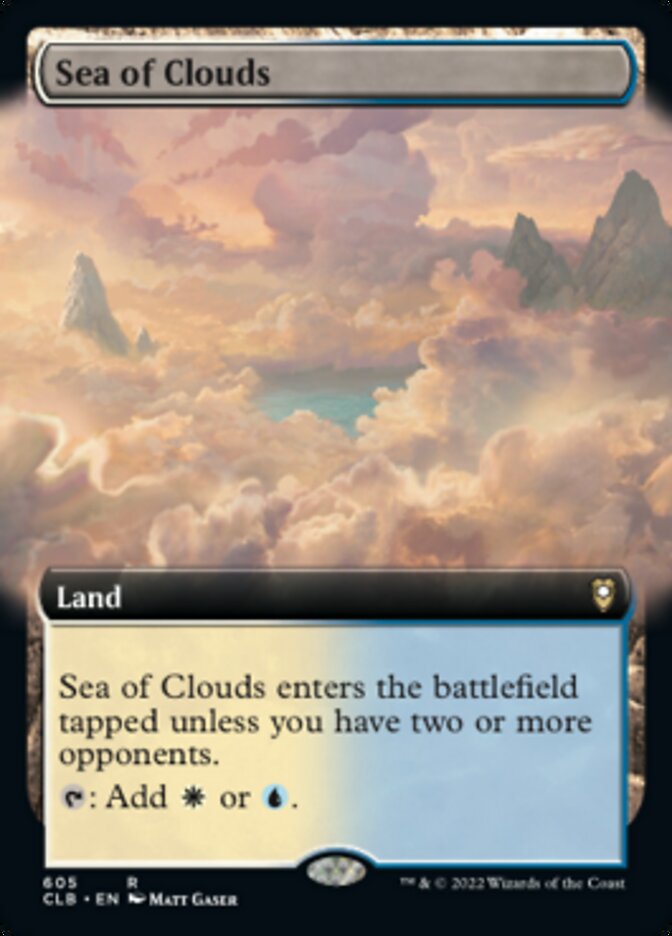 Sea of Clouds (Extended Art) [Commander Legends: Battle for Baldur's Gate] | GnG Games