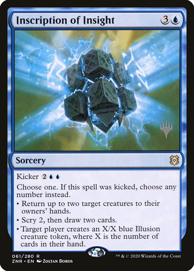 Inscription of Insight (Promo Pack) [Zendikar Rising Promos] | GnG Games