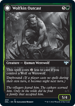 Wolfkin Outcast // Wedding Crasher [Innistrad: Double Feature] | GnG Games