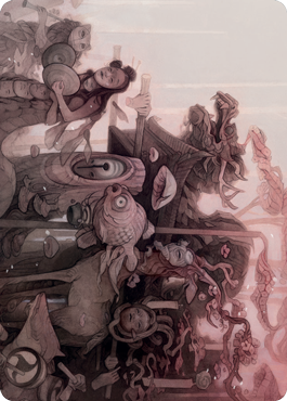 March of Burgeoning Life Art Card [Kamigawa: Neon Dynasty Art Series] | GnG Games