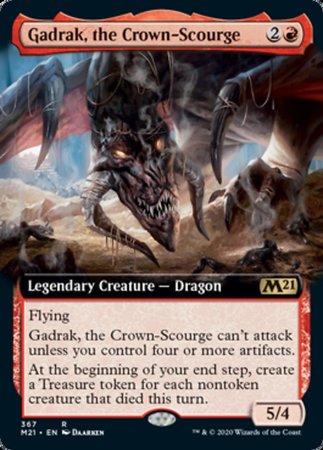 Gadrak, the Crown-Scourge (Extended Art) [Core Set 2021] | GnG Games