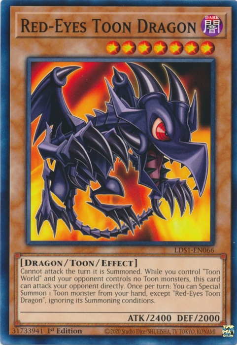 Red-Eyes Toon Dragon [LDS1-EN066] Common | GnG Games