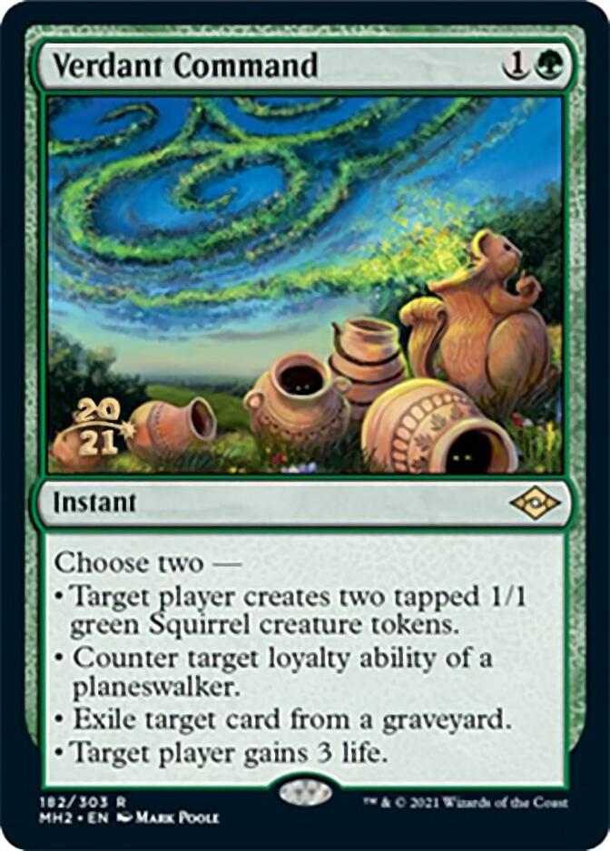 Verdant Command [Modern Horizons 2 Prerelease Promos] | GnG Games