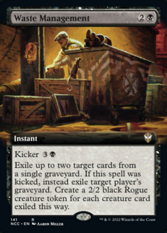 Waste Management (Extended Art) [Streets of New Capenna Commander] | GnG Games