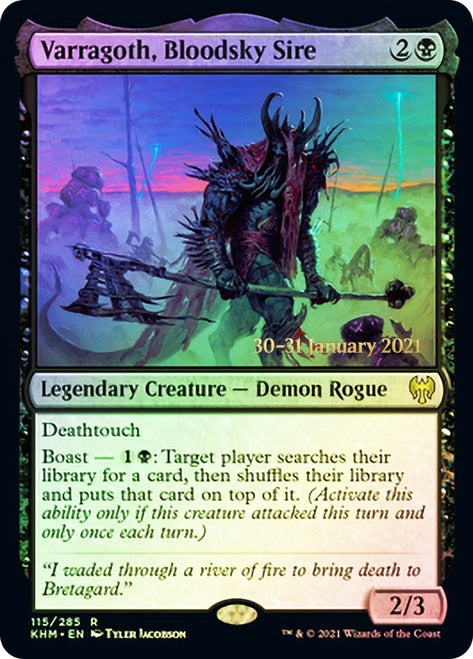 Varragoth, Bloodsky Sire  [Kaldheim Prerelease Promos] | GnG Games