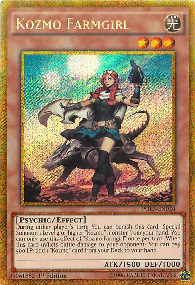 Kozmo Farmgirl [PGL3-EN024] Gold Secret Rare | GnG Games