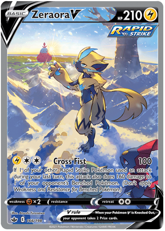 Zeraora V (166/198) [Sword & Shield: Chilling Reign] | GnG Games