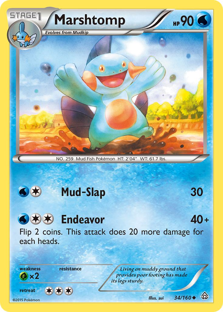 Marshtomp (34/160) [XY: Primal Clash] | GnG Games